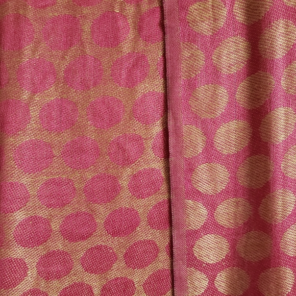 Polka Dot Scarf Bright Blue & Pink - Picture 6 of 10